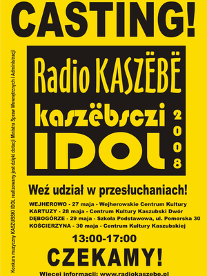 Zostań piosenkarzem! „Kaszëbsczi idol”