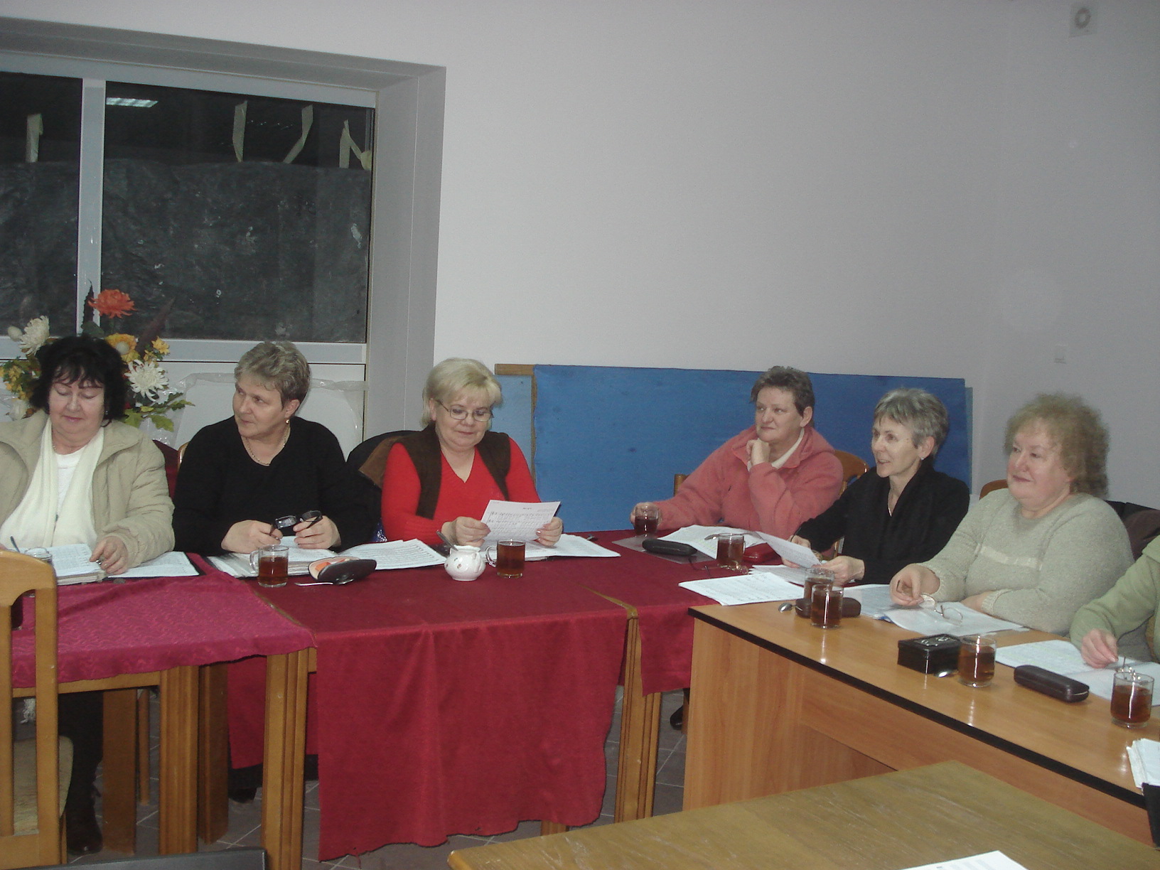 Wieczorna próba. Linia