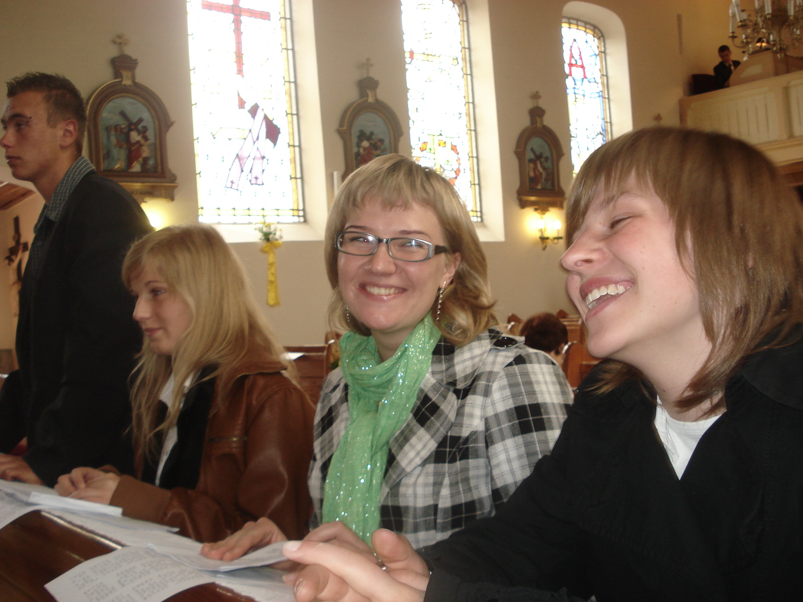 Msza kaszubska w Chwaszczynie. Młodzi z Bojana