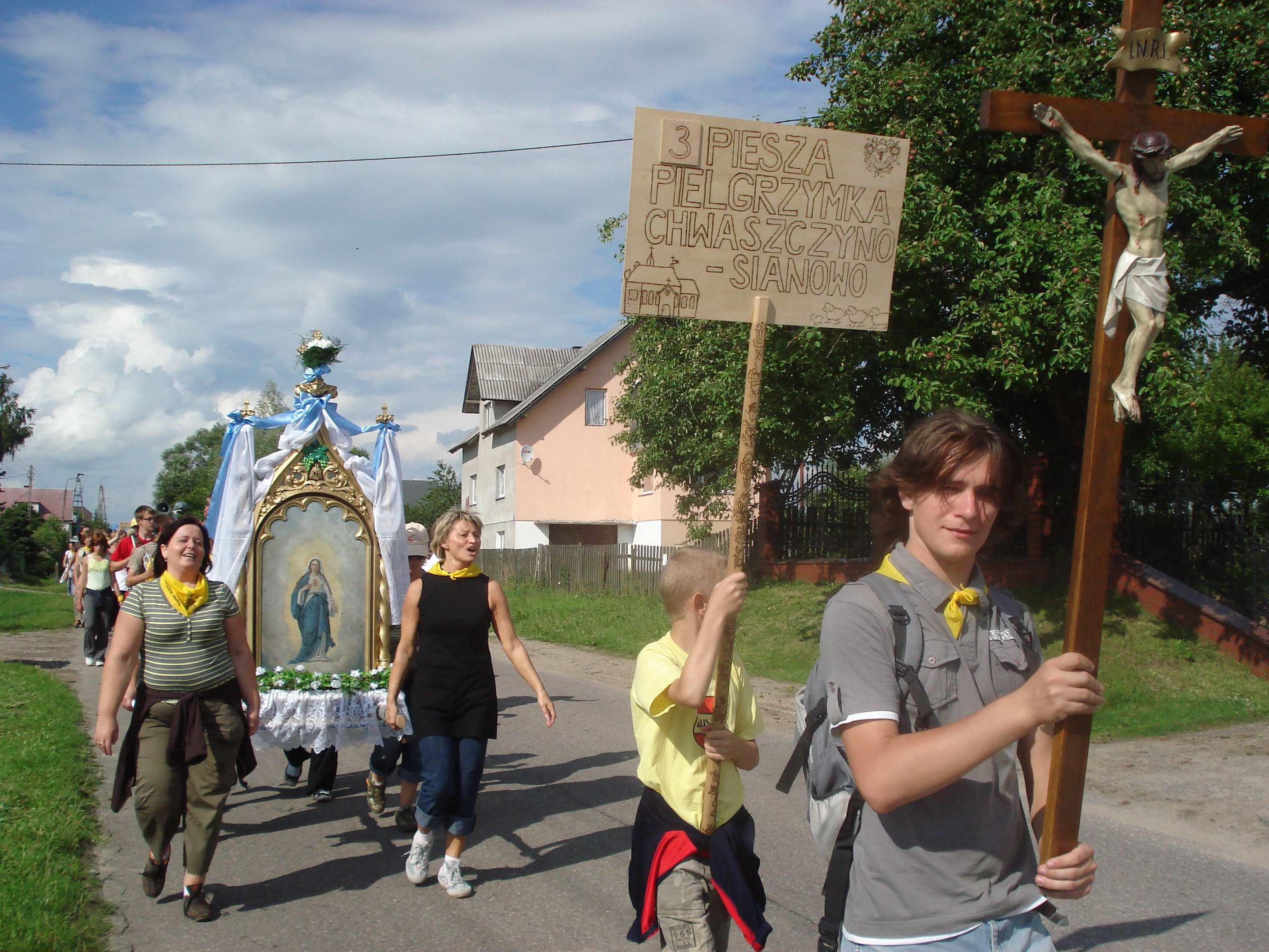 Poplon pielgrzymkowy. Płyta w TV