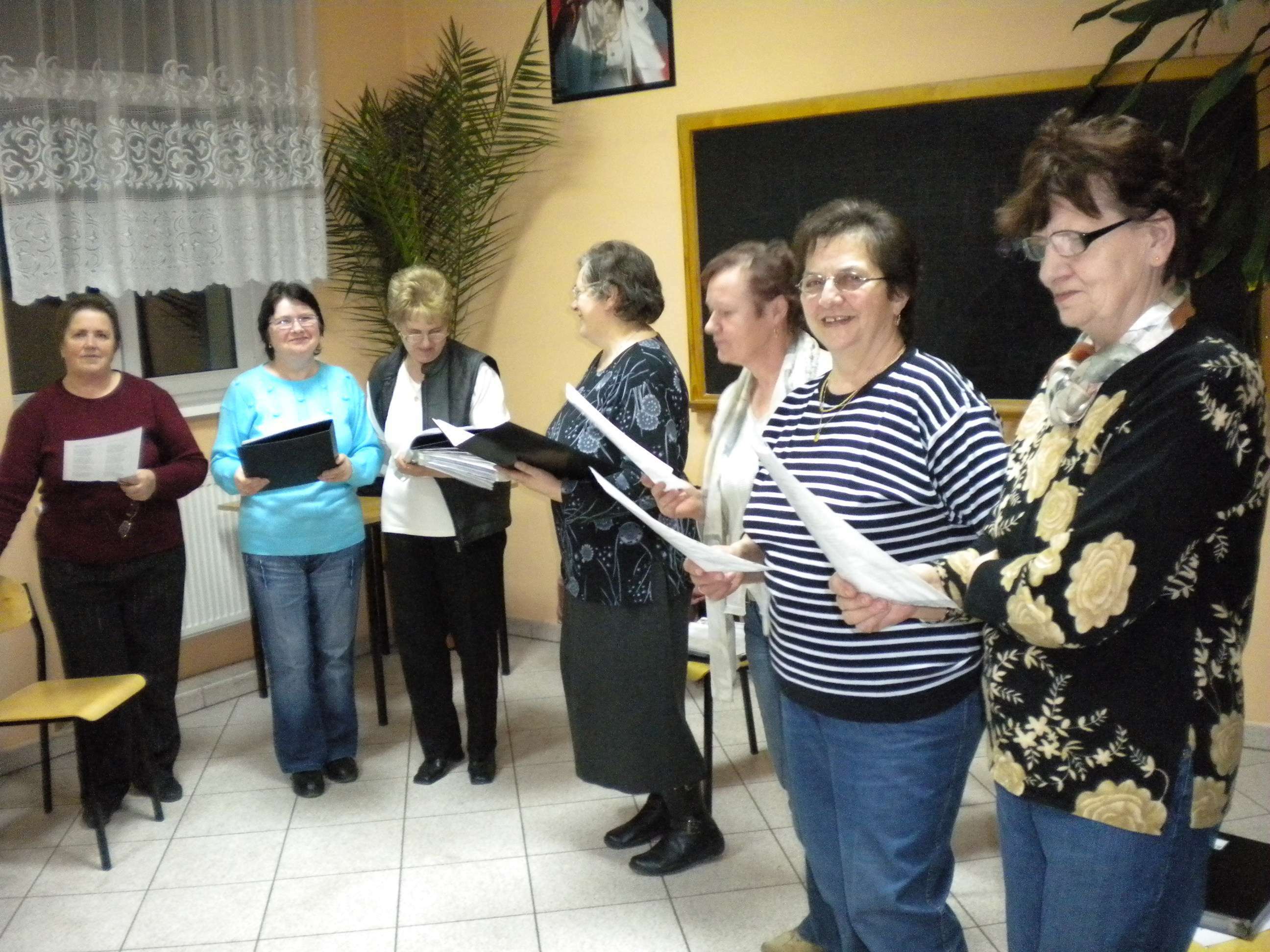 U Kaszubek. Próba w Chwaszczynie