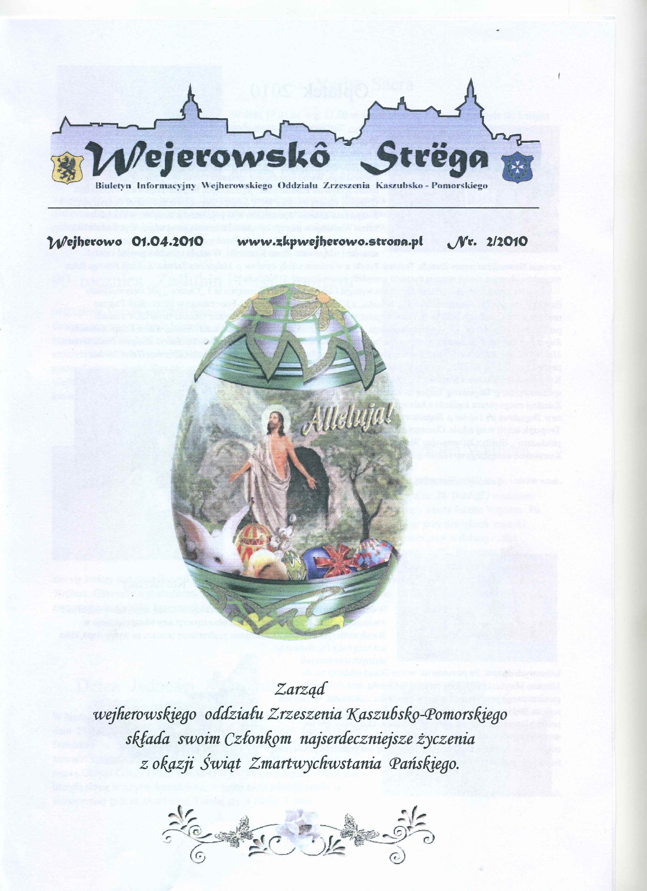 Wejerowskô Strëga. Nowy biuletyn ZK-P