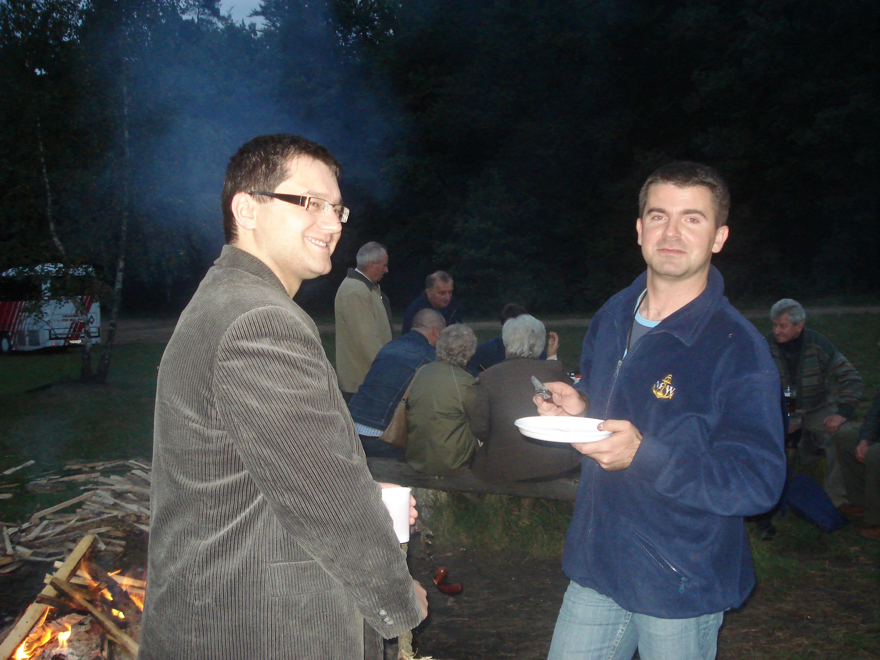 Z „Harmonią” przy ognisku. „Karéta” w Kąpinie