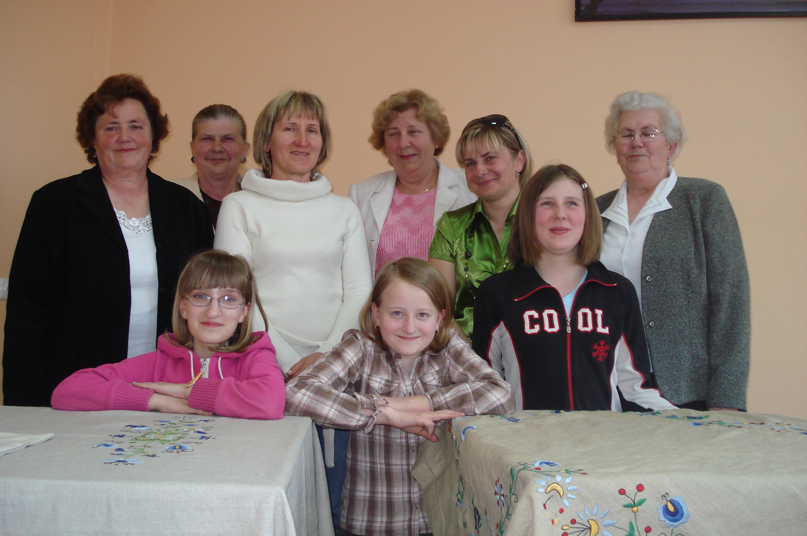 Koło haftu w Chwaszczynie. Pierwsze tygodnie