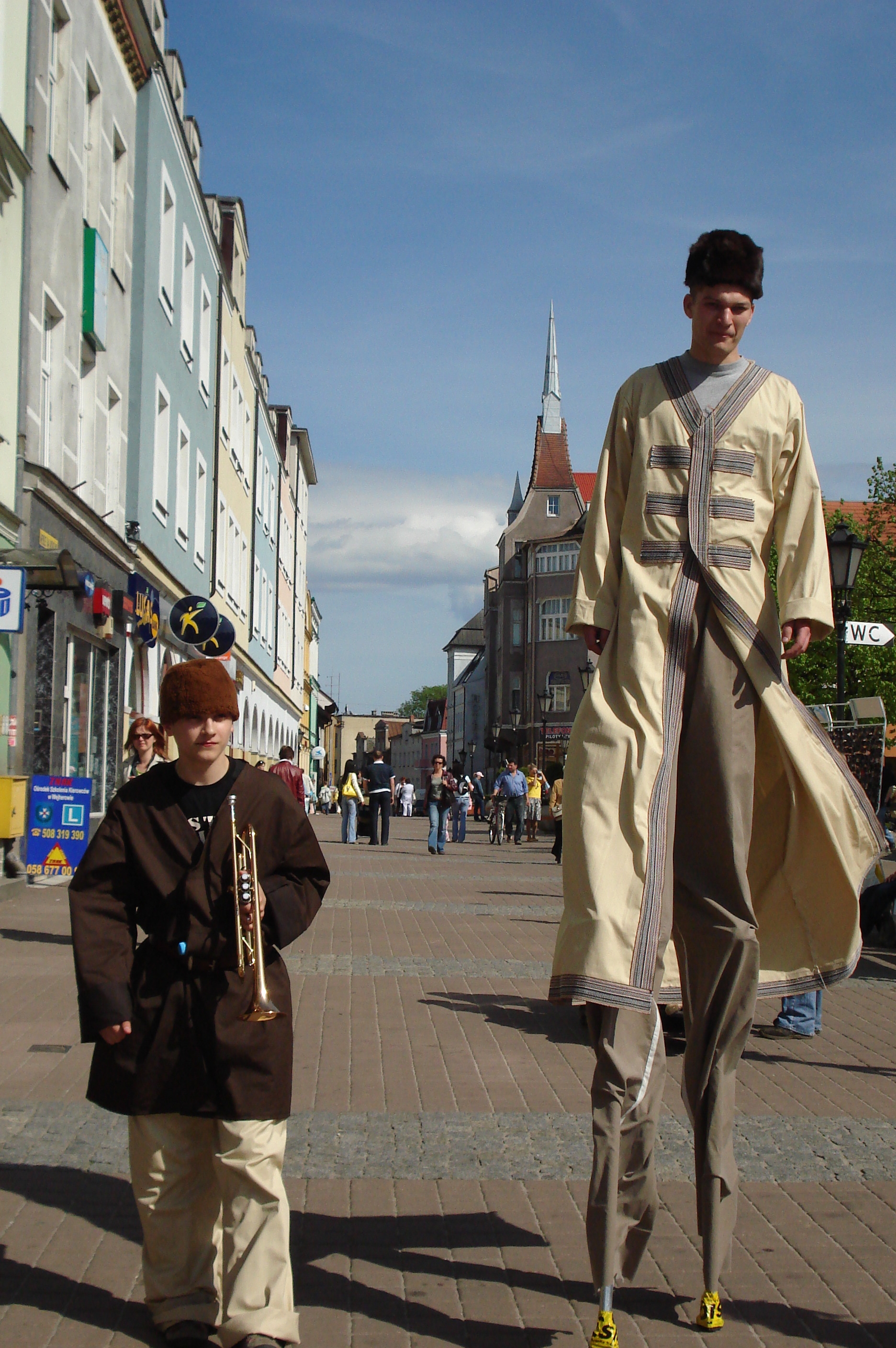 Happening z Remusem i Trąbą. Wejherowo