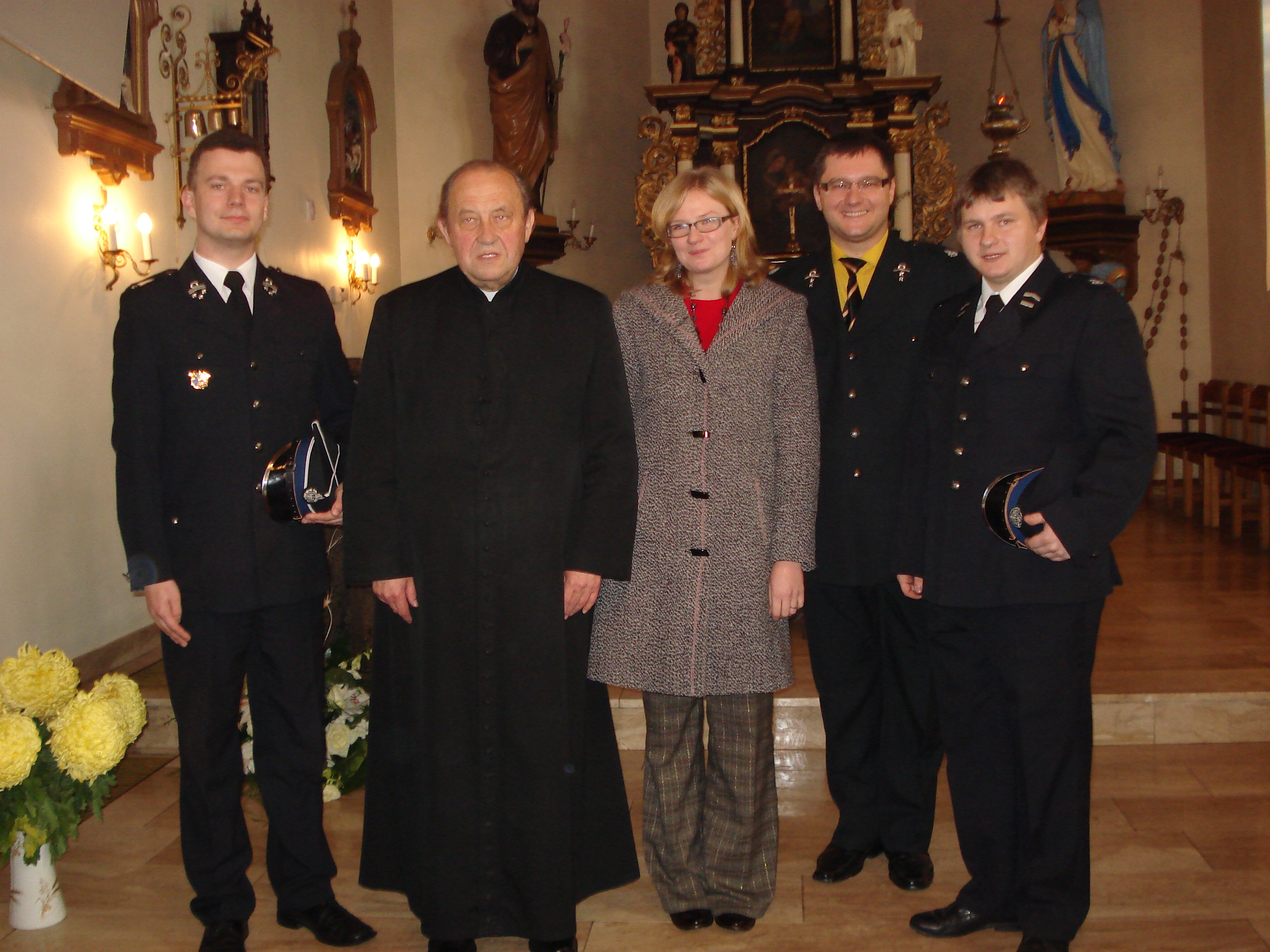 Msza kaszubska w Chwaszczynie. Druhowie w akcji