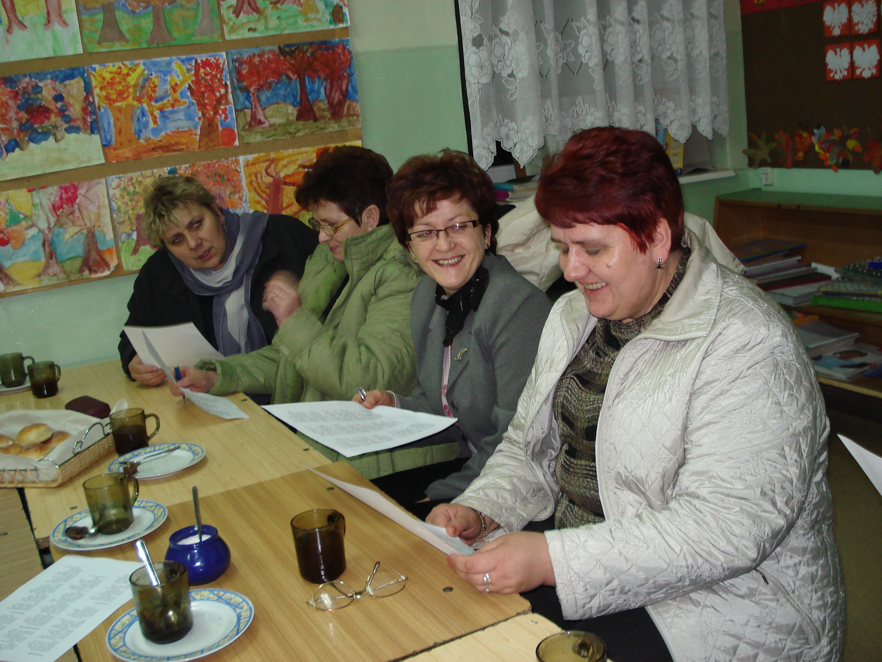 Próba Koła Gospodyń Wiejskich. Tuchom